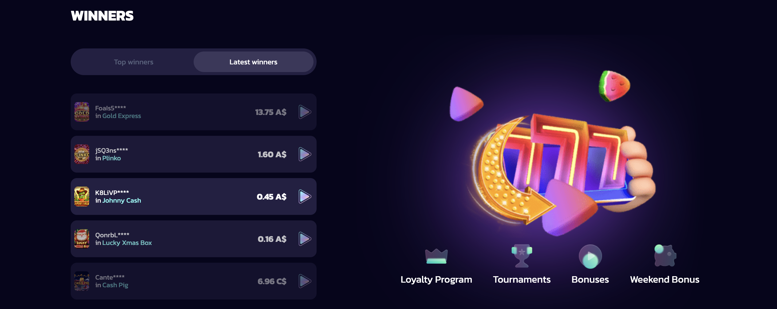 21Bit Casino welcome bonus package